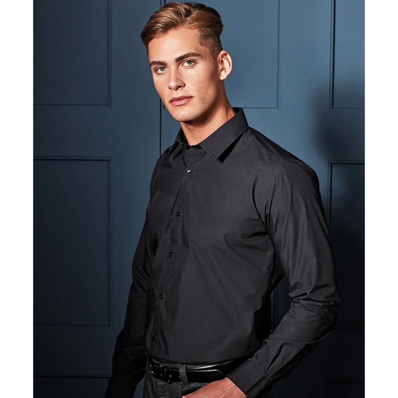 Supreme poplin long sleeve shirt - Black 14.5
